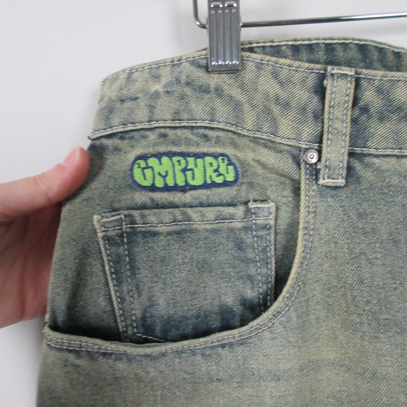 Empyre Jeans Tori Light Wash Women's Size 16 Acid Wash Relaxed Fit Denim Pants - Picture 5 of 11